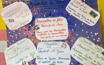 Dates des Journées à thèmes chez nos Artistes