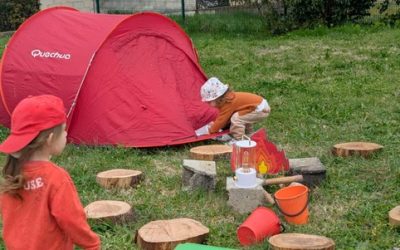 Camping à la crèche Pirouettes!